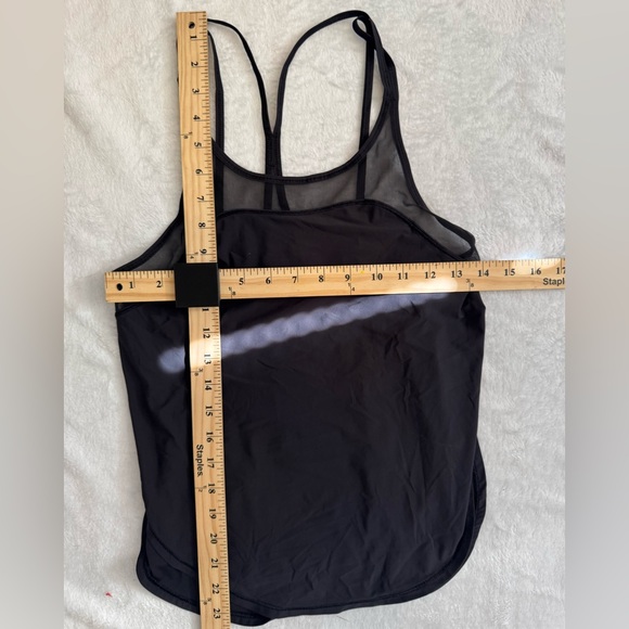 Lululemon Black Mesh Women's Tank Top, Size Unknown - Picture 4 of 5